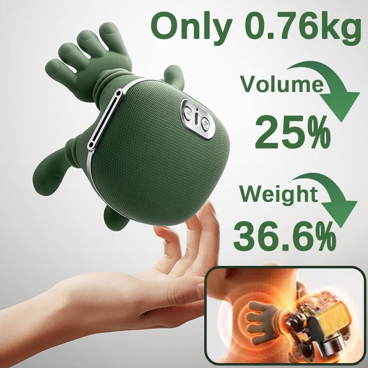 Wireless 4D Neck & Back Massager with Heat Therapy