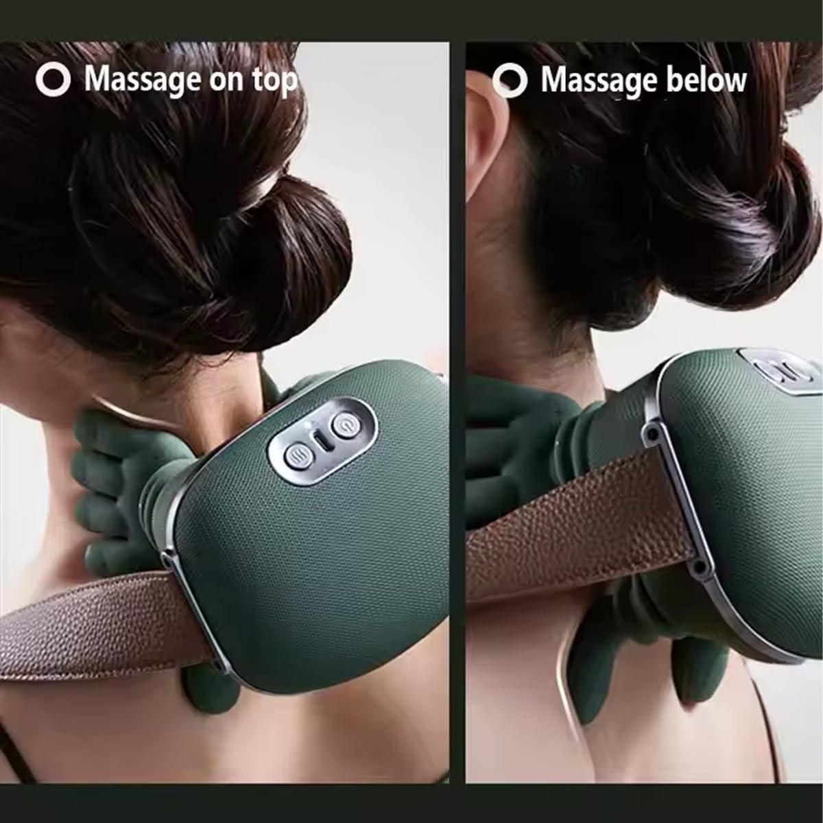 Wireless 4D Neck & Back Massager with Heat Therapy